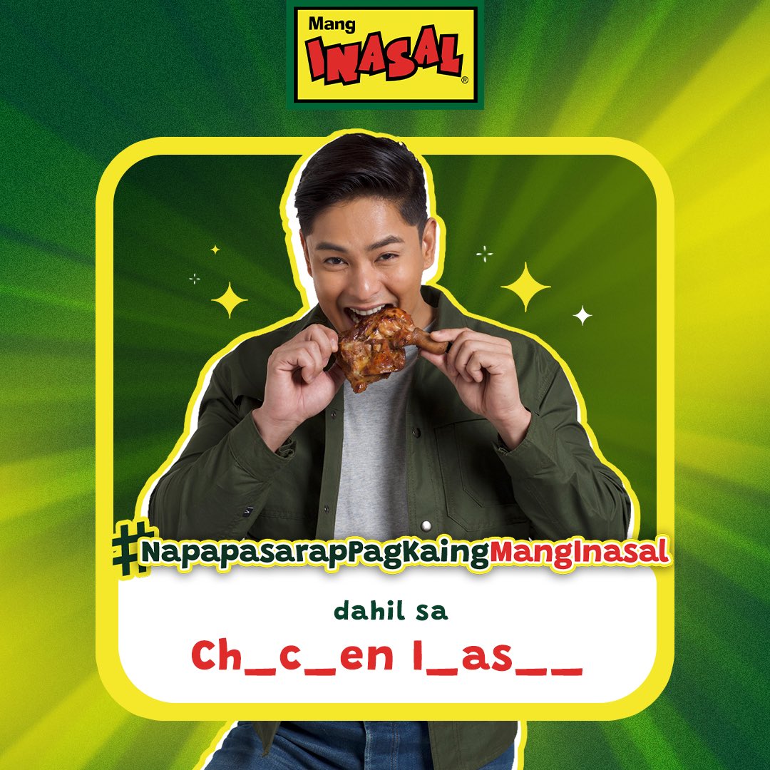 MangInasalPH's tweet image. What’s your guess bakit #NapapasarapPagKaingMangInasal ang ating mga idol! 🧐

#ILoveMangInasal 💚💛