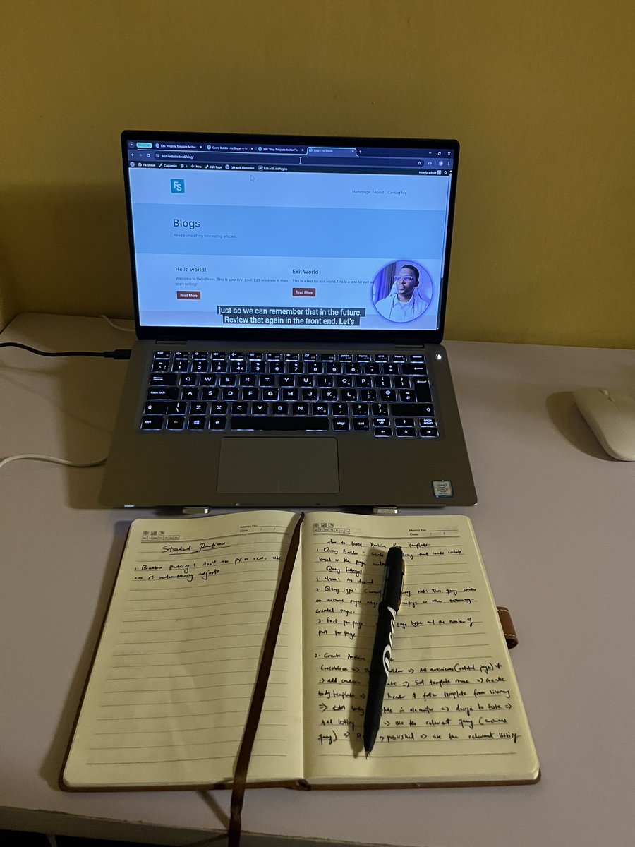 You’re seeing this because the algorithm wants you to learn dynamic Wordpress development 

Head over to <a href="/tobi_salami_/">Tobi Salami</a>’s free YouTube channel link on his bio and get started today

Enough of procrastination