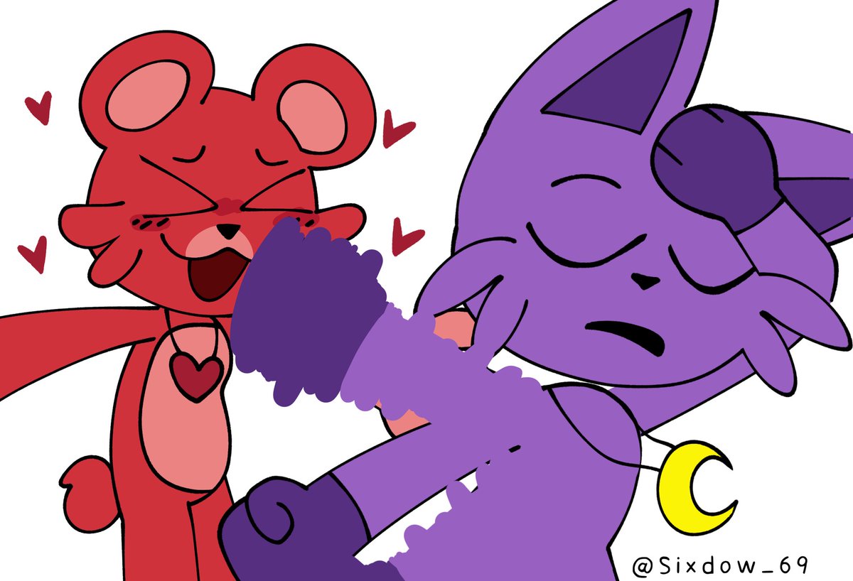 No hugs
#Catnap #BobbyBearhug #SmilingsCritters