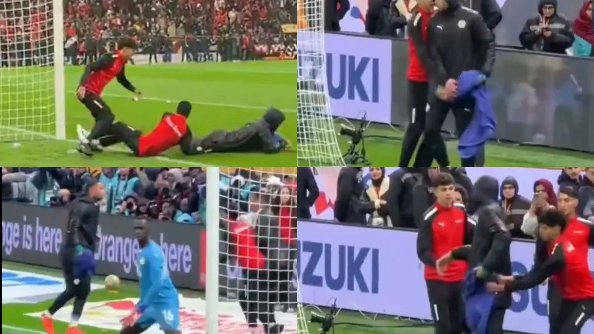 Pepelias17_'s tweet image. 🇲🇦🇸🇳 Marruecos perdió ayer mucho más que la final de la Copa de África ante Senegal

❌ El comportamiento de los recogepelotas, personal de seguridad y jugadores marroquís robando las toallas al portero de Senegal

❌ Los abucheos e insultos de los periodistas al seleccionador de…