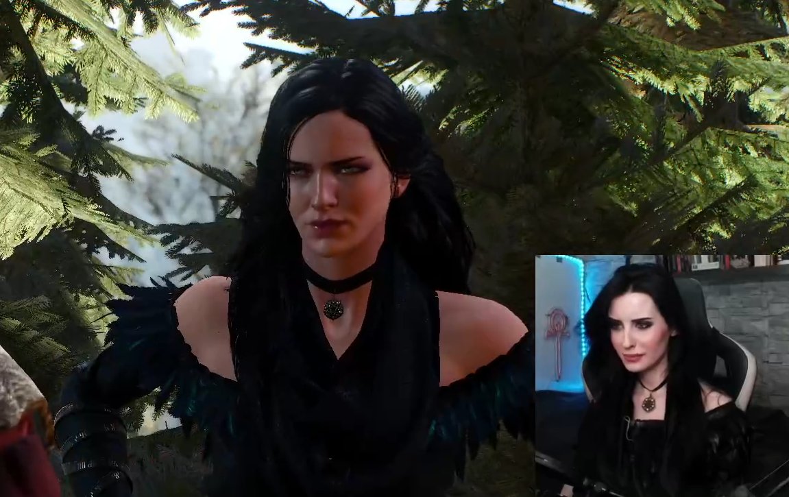 I'm live streaming a lore playthrough of The Witcher 3 and people still come in asking if I'm going to romance Triss... 💀