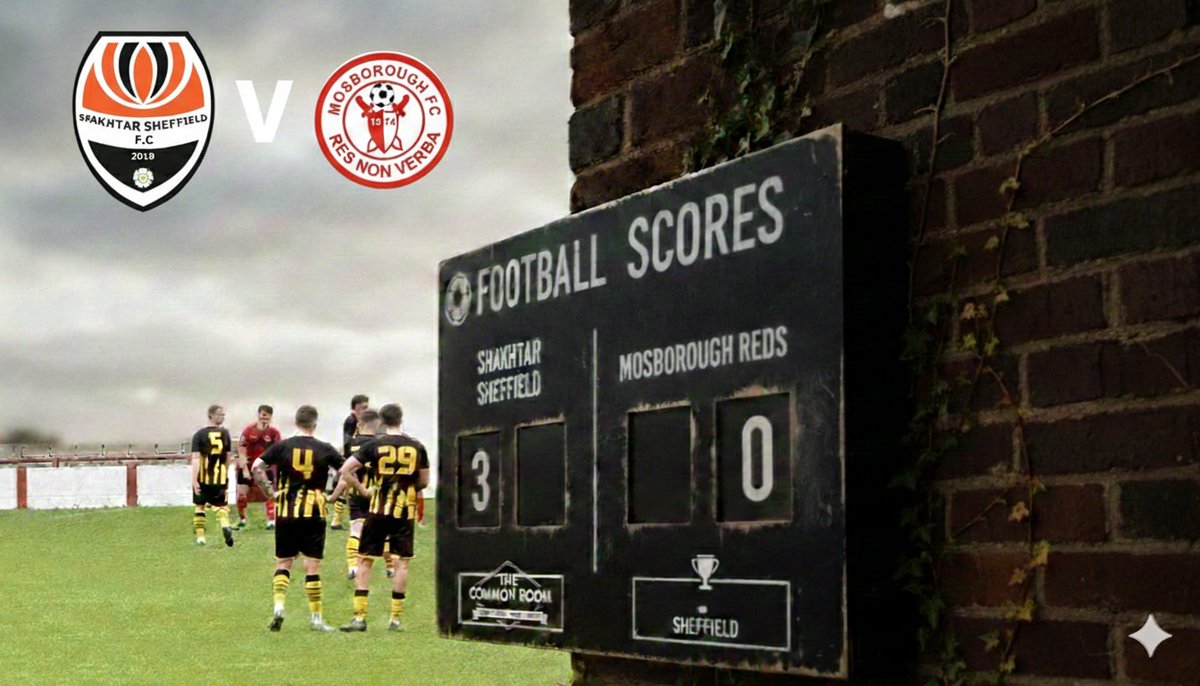 Shakhtar 3-0 <a href="/MosboroughReds/">Mosborough Reds FC</a> 

Top performance after 4 weeks off. Battled all game on a tough pitch but got our reward with 3 goals and a clean sheet. The win takes us through to the quarter finals!

Motm <a href="/Reganjack4/">Regan Jack</a> aka Big Brie

<a href="/MARC0_ALEXANDRE/">Marco Alexandre</a> ⚽️ 
<a href="/SUFCGage96/">Gage West</a> ⚽️ 
Will ⚽️