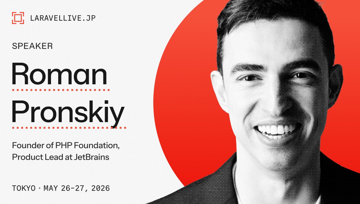 Laravel Live Japan tweet media