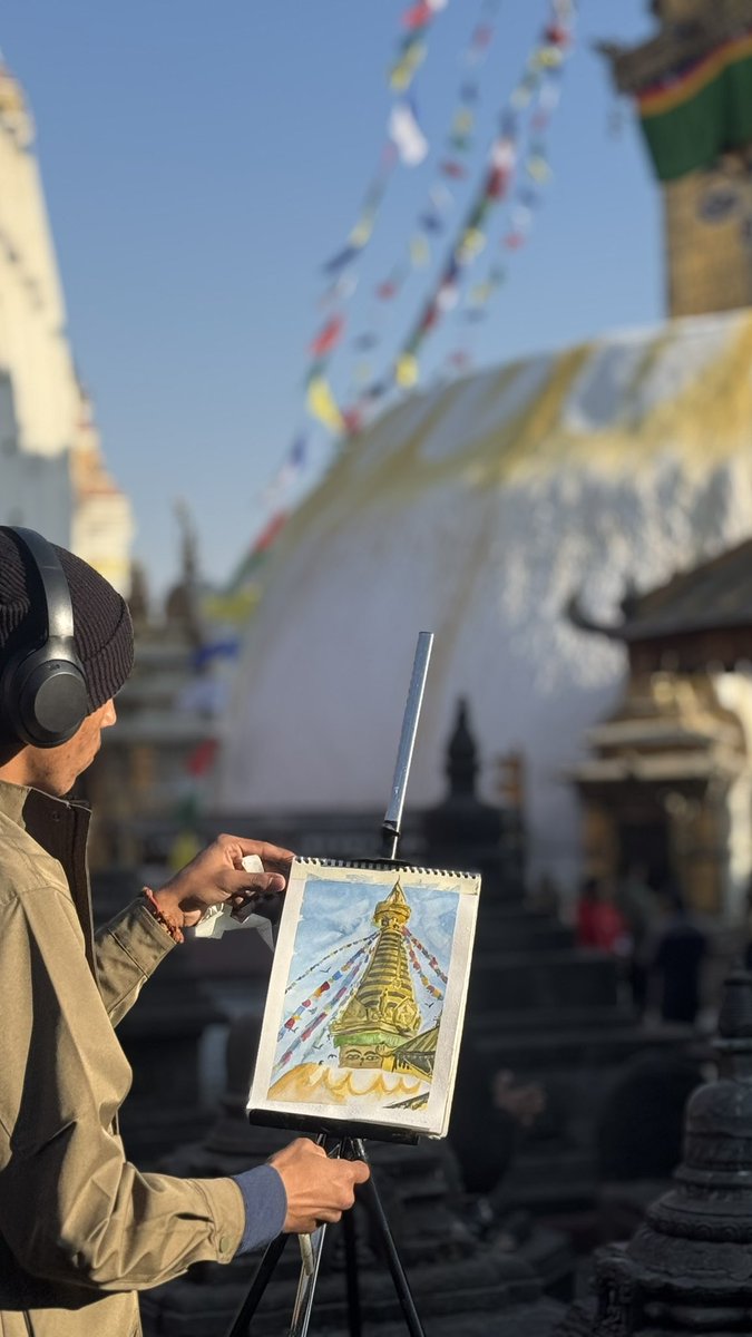 moveyourlee's tweet photo. seeyaaa nepal, annapurna himalaya, kathmandu, pokhara dan segala isinya 🥶😭 https://t.co/vgIKFZKi5j