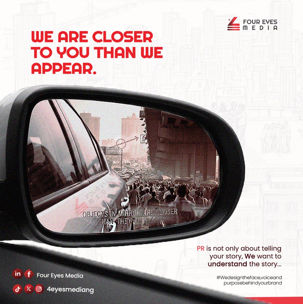 Closer than it appears.
Because effective PR isn’t just about being seen, it’s about being understood.

At Four Eyes Media, we look beyond the surface to shape narratives that truly connect.