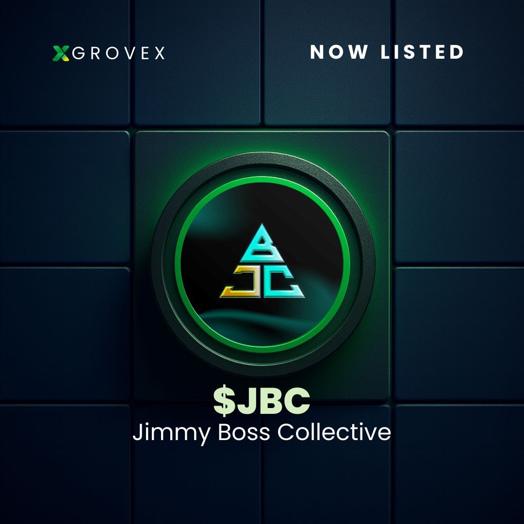 JBCcollective's tweet image. Big win for #JBCArmy! 🎉🍾
$JBC is NOW OFFICIALLY LISTED on @GroveXchange 
$JBC/USDT pair live on BSC! 
Trade here 📊: grovex.io/en_US/trade/JB…
This is another major step forward for the $JBC movement real utility, community rewards, Web3 + DeFi + advertising ecosystem building…