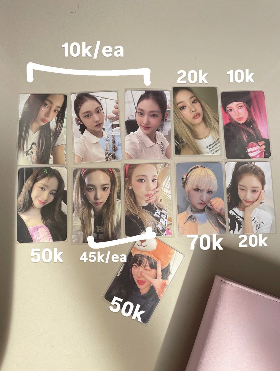 🔖 WANT TO SELL various gg photocard ina 🔖

💗minji haerin danielle karina liz leeseo eunchae
📍Tangsel
💰di foto, exc admin &amp; packing
bisa 🍊!!

tanya tanya condition dan lainnya feel free to dm me yaaps! ^___^

wts pc girlgroup newjeans ive aespa lesserafim