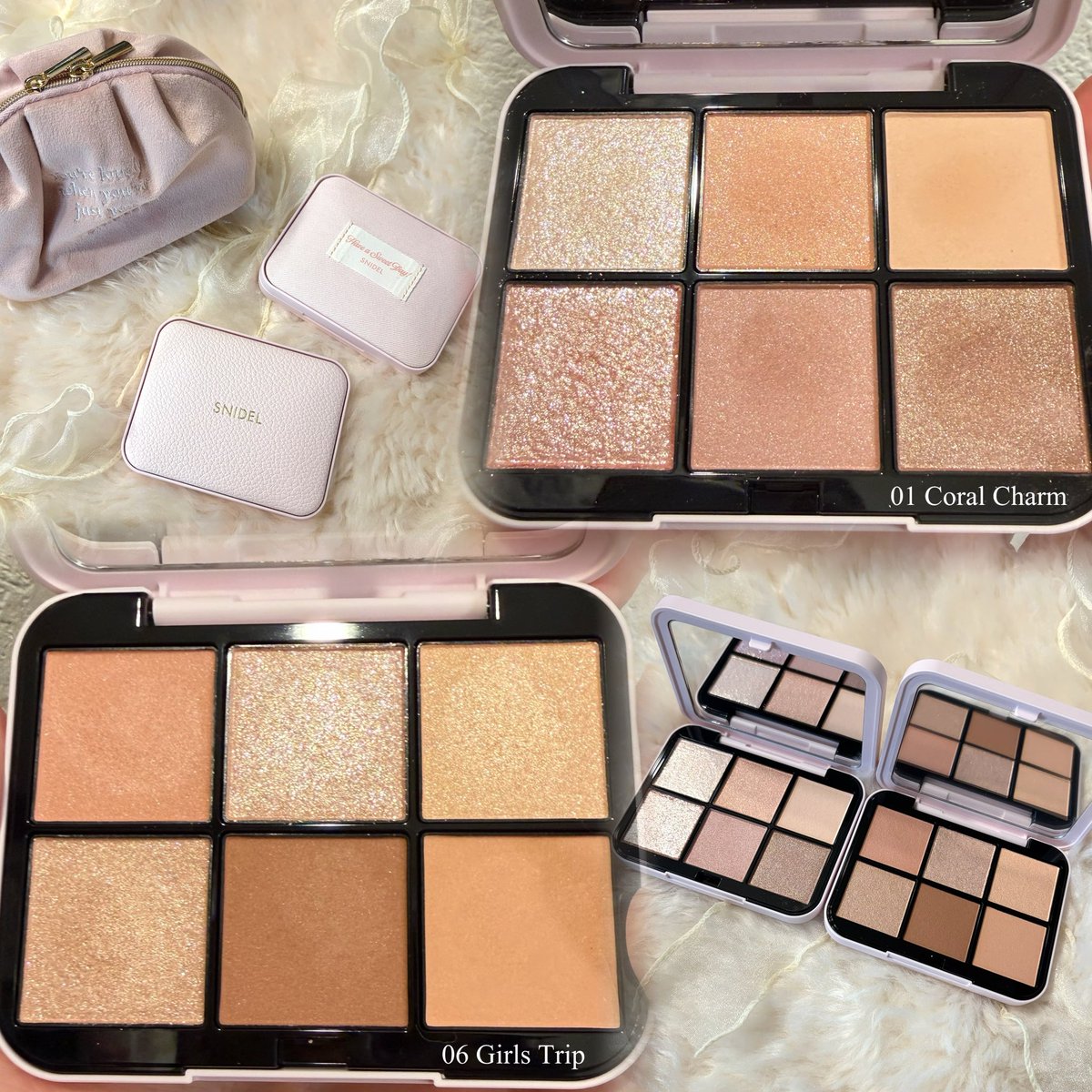 SNIDEL BEAUTY アイデザイナー n 01 Coral Charm 06 Girls Trip（2026 