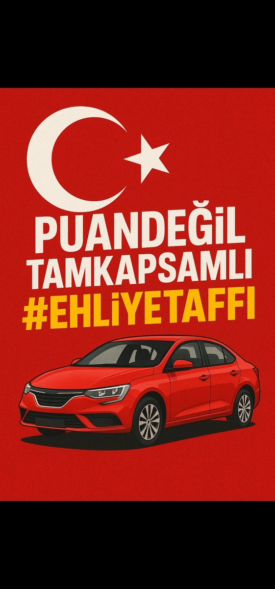YaEhliyetAffı YaSandık
Puan affı değil ehliyet affı istiyoruz