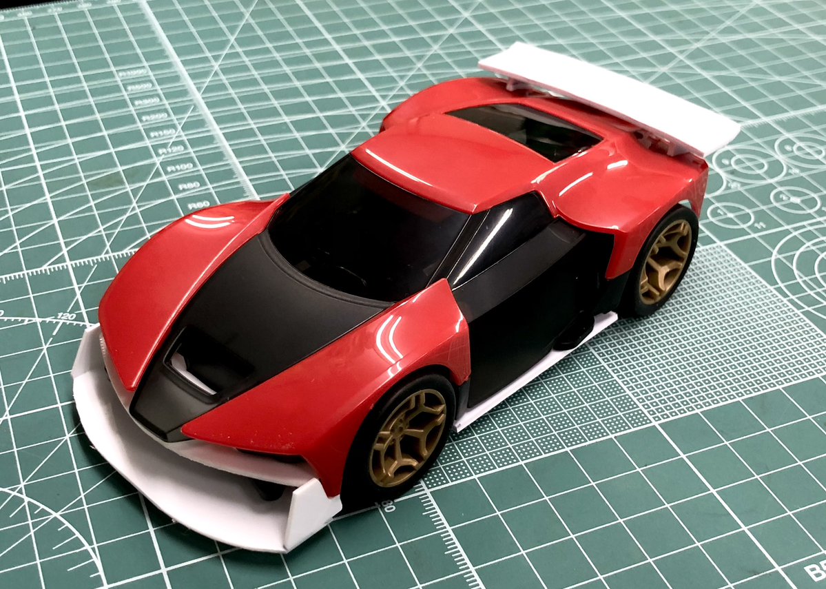 NADA10M4C's tweet image. ノープランでフロント作り始めたが、もう少し乗用車っぽくしても良いかな