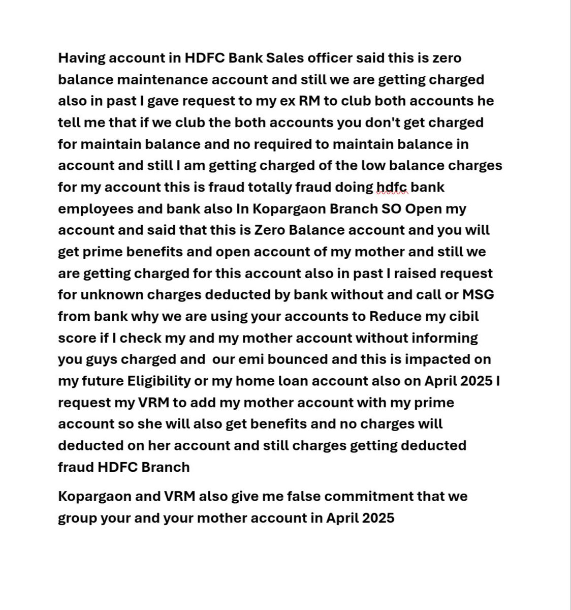 Prashantpinga12's tweet photo. Fraud Banks @HDFCBank_Cares @HDFC_Bank  Home Branch Kopargaon also doing this and Ex Virtual Relationship Manager Also provide fake commitment because of that I facing issues fraudsters cheaters Kopargaon Branch SO also give fake information for their targets Only https://t.co/OOHiMCGKsx
