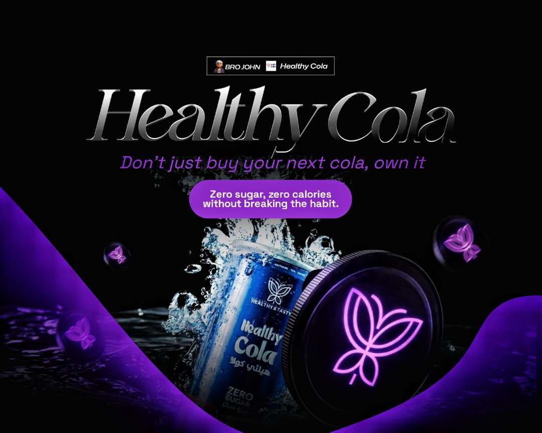 BRO_JOHN_HQ's tweet photo. Almost 1.3 billion people around the world reach for a Coca-Cola soft drink every single day.

That’s so much sugar people consume on a daily basis.

To make it more serious, these Coca-Cola drinks are now being subjected to sugar taxes,

and consumers are at a higher risk of diabetes and obesity while drinking them.

Here's how @Healthy_cola is now protecting consumers’ health by providing zero sugar and a health-conscious cola,

with the same familiar cola taste and other flavours,

While giving consumers ownership over these drinks through its $HEALTH tokens.🧵