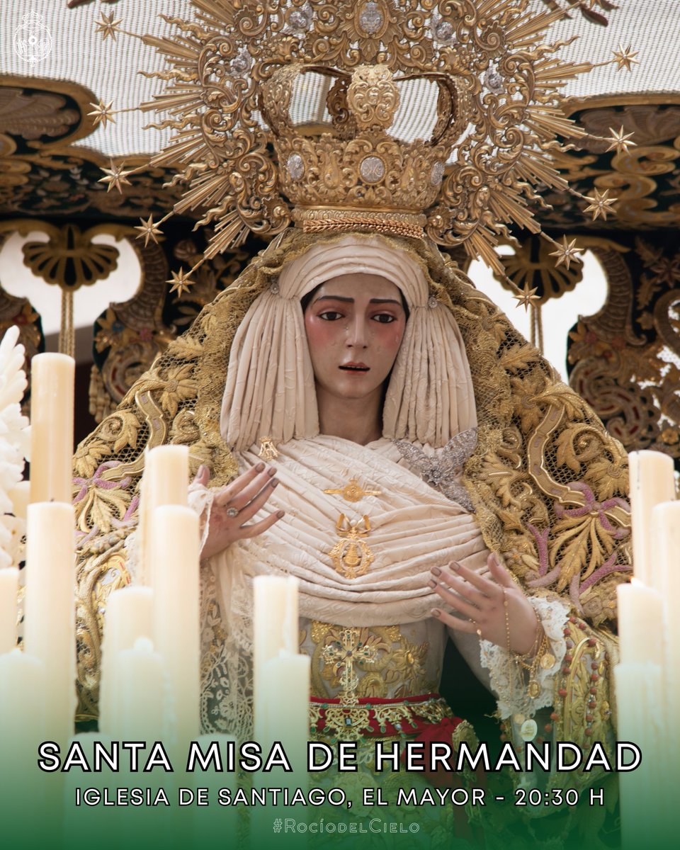 Es lunes de #RocíodelCielo. 

En este inicio de semana, en primer lugar, pedimos a nuestros Sagrados Titulares para que acojan en su gloria a los fallecidos, den consuelo y fortaleza a sus familiares en estos momentos de dolor y concedan pronta recuperación a los heridos en la