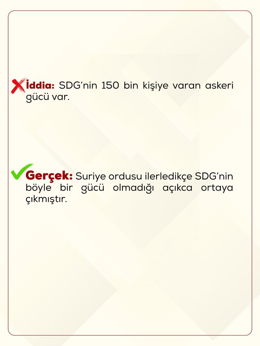 KocYucell's tweet image. Algılarla şişirilen SDG balonu sahada söndü

“SDG’nin 150 bin kişilik askeri gücü var” iddiasının gerçeği yansıtmadığı, Suriye ordusu ilerledikçe açıkça görüldü.