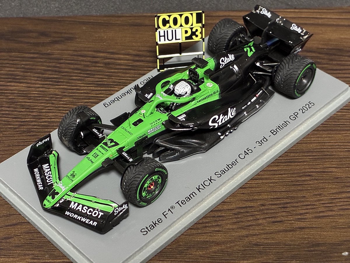 1/43spark hulkenberg ヒュルケンベルグ　3位　pitボード付 1/43spark hulkenberg ヒュルケンベルグ 3位 pitボード付 それって
