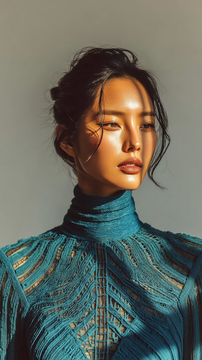 shadowsouli's tweet photo. Tracing the knit lines. 🧶
Transformative Teal in deep focus.

Tactile depth.

#DigitalFashion #TransformativeTeal #Knitwear #Texture https://t.co/uXjh2HumGo