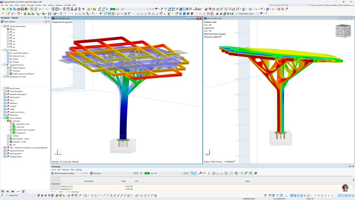 dlubal_en's tweet photo. 🆕 New customer project 🌞
Tree-inspired solar support structure designed in RFEM 6 by MSE Engenharia in Brazil.

Integrated global analysis + Steel Joints = realistic structural behavior.
👉 https://t.co/skK340Jna1

#StructuralEngineering #SolarStructures #RFEM6 https://t.co/gcG3FI1WDN