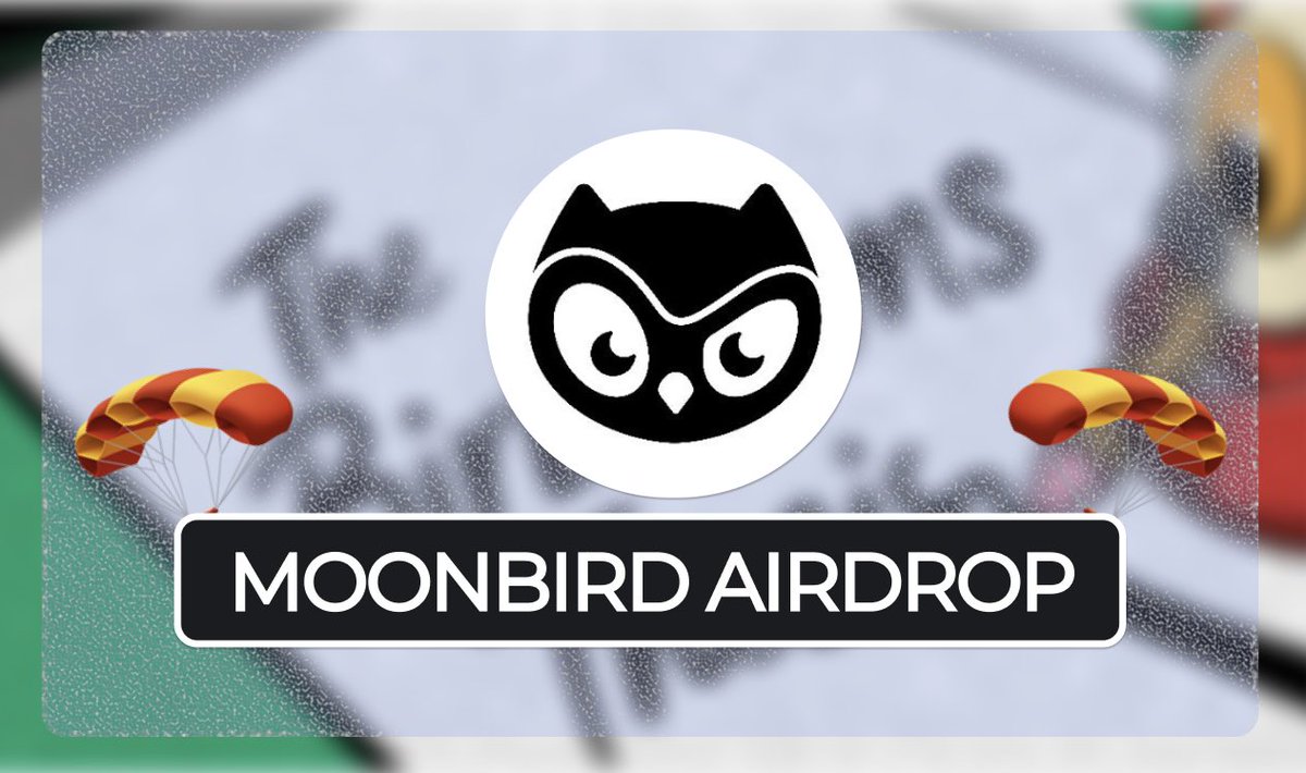 asedd72's tweet photo. Moonbirds — Airdrop 🪂

Prepare to be eligible to the next Moonbirds SBT (1 day left)

📌 How to GET the next Telegram SBT: 

   ➖go to Telegram
   ➖start the bot: @birbish_bot
   ➖connect TON wallet
   ➖enter your sol address

You’re eligible for the next SBT ✅

Find more airdrops guide here: https://t.co/fXcjcGn6Iq