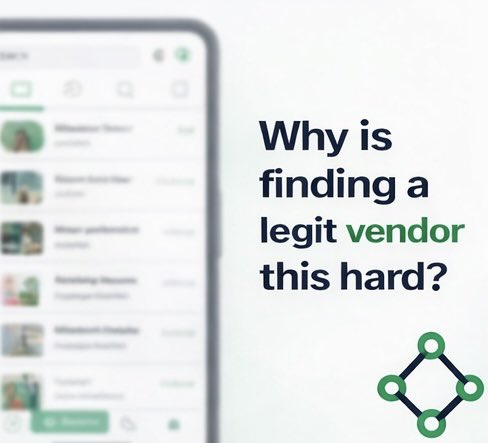 big_chinonso's tweet photo. “Why Finding a Legit Vendor Feels Like Gambling”

You’ve seen it before:

“Please drop legit vendor 🙏”

And what happens next?
• 50 random numbers
• Useless WhatsApp groups
• Telegram number gain
• Spam and stories you didn’t ask for

Businesses exist.
Customers exist. https://t.co/go7g6dGa9E