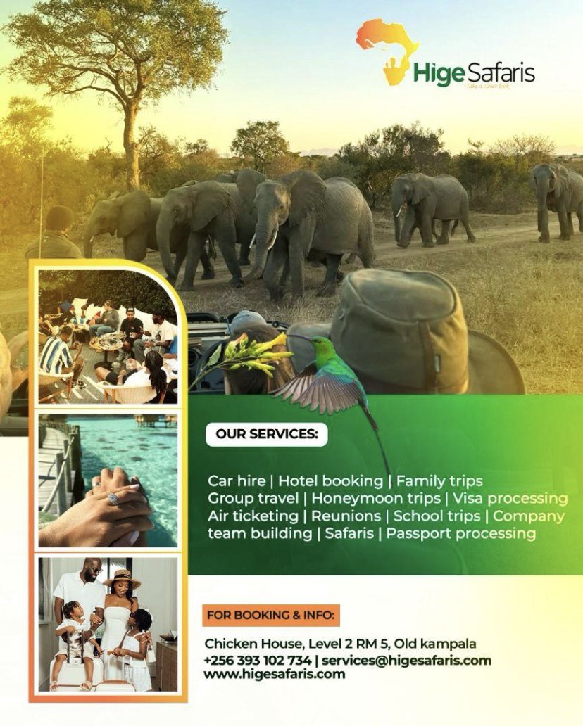 higesafaris's tweet photo. Good morning dear travel partner!!
 We are back ready to serve you as never before!!

Safaris, group travels, hotel bookings, air ticketing, passport assistance &amp; visa processing don’t hesitate to reach out to us!!
☎️ 0704075252 @NatGeoTravel https://t.co/OMEKaYmJhK