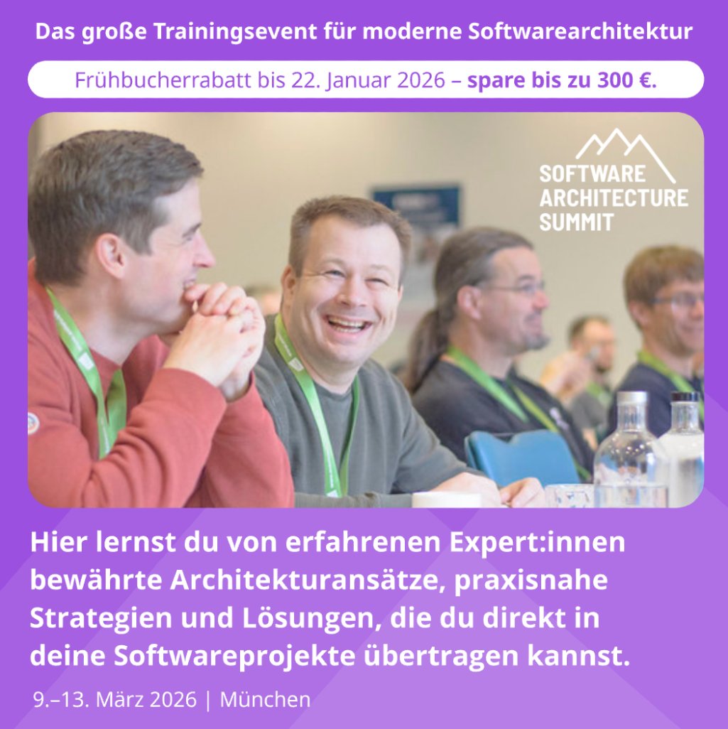 Software Architecture Summit tweet media