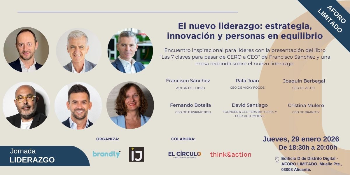 Que una jornada cuelgue el cartel de SOLD OUT con antelación confirma el interés por repensar el liderazgo.

Desde Brandty e IngenieroJob participamos en este encuentro clave.

#Liderazgo #Talento