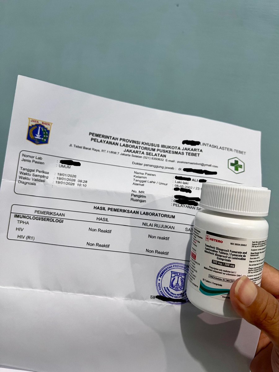 urvalueboy's tweet image. got my first PrEP in 2026