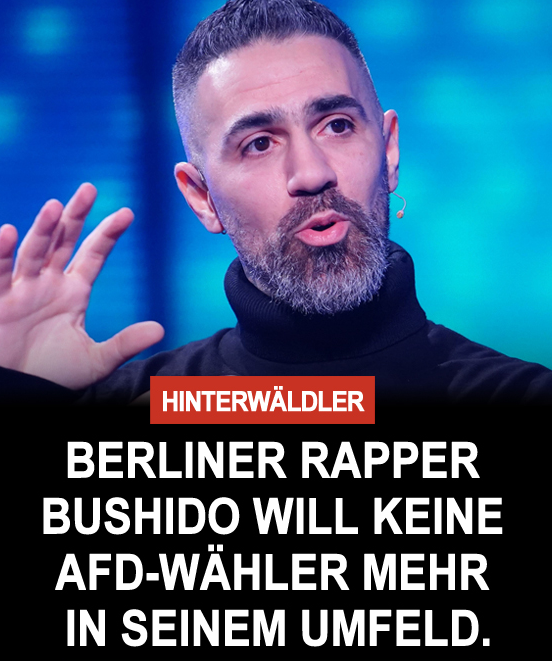 Der marokkanische Rapper Bushido äußert sich deutlich ablehnend gegenüber AfD-Wählern und bezeichnet deren Haltung als Ausdruck einer „absoluten Hinterwäldler-Mentalität“. 

Er stellt klar, dass Menschen mit rechter Gesinnung weder in seinem  privaten Umfeld noch in