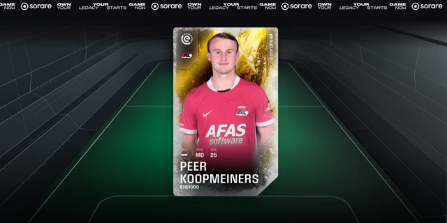 #Sorare LIMITED "Koopmeiners" #GIVEAWAY!

I will be giving away a limited Koopmeiners to one of my followers.

To Enter: Follow, Like / RT &amp; Comment ur sorare username!

I will dm the winner this weekend!😊

#soraregiveaway #GiveAways #giveaway #NFT #freecard #sorare