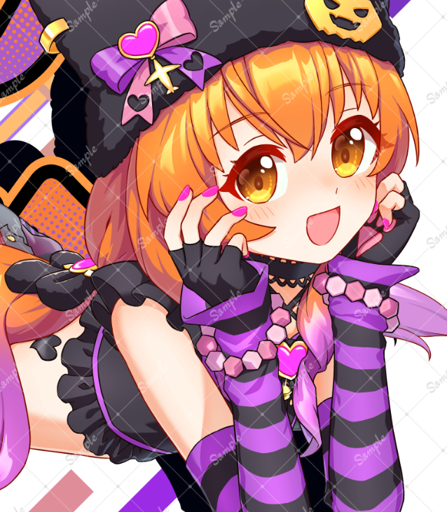 ハロウィンマヤノをチラ見せ