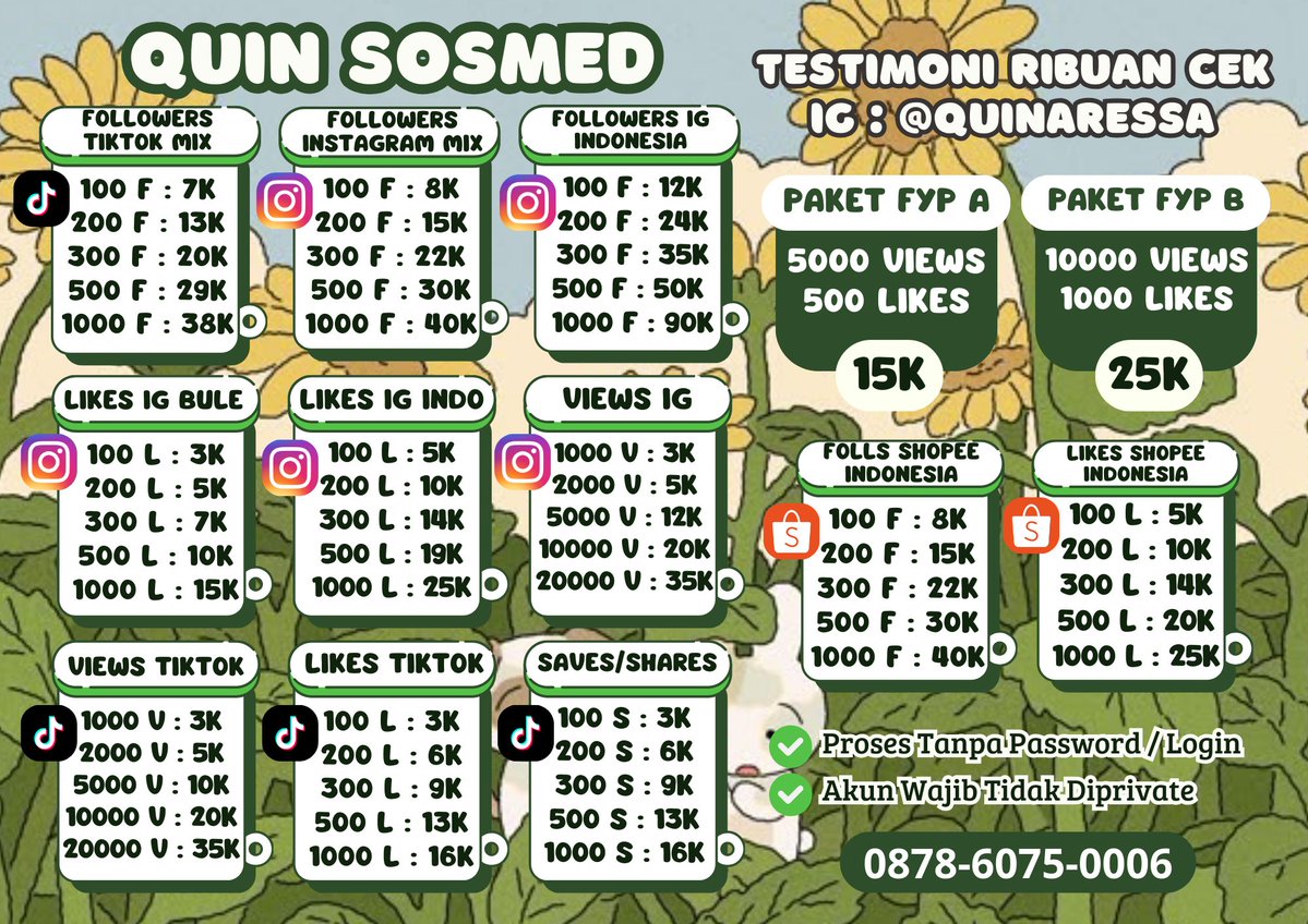 JUAL FOLLOWERS by Quin tweet media