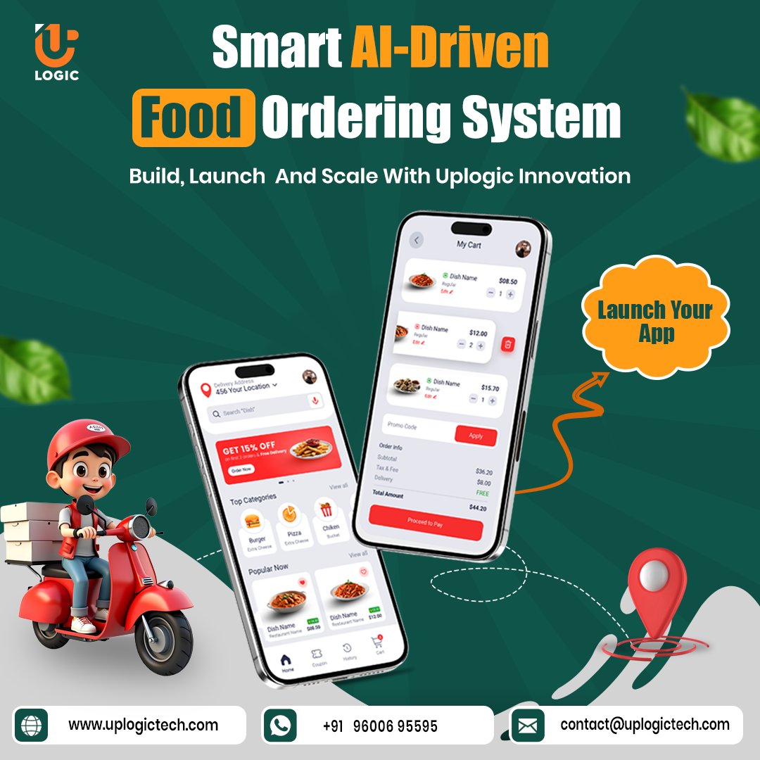 Uplogictech's tweet photo. Smart menus. Faster checkouts. Unlimited growth.
Our AI-driven food ordering system is built to transform how food businesses operate in the digital era.

Visit us: https://t.co/rJm9V5Qy3N

#FoodOrderingSystem #FoodDeliveryAppDevelopment #FoodDeliveryApp https://t.co/Hzky4KCbb8