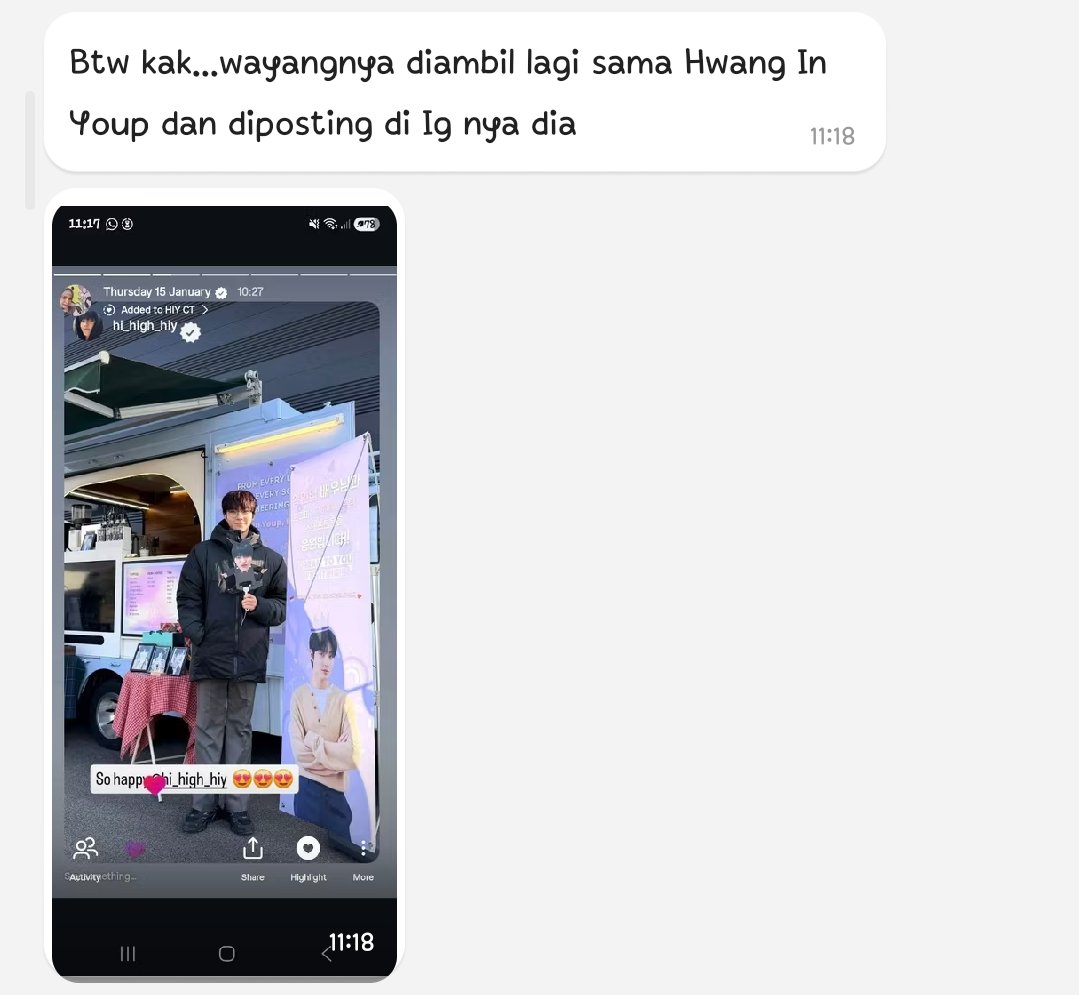 projectbysa's tweet image. "kak wayangnya di post inyeop di IG" 
Aku: ?????!!!!!!!!
😭😭😭😭😭😭😭😭😭😭😭😭😭🫶🏻
He's so kinddd sjshdhdh
Happy for my client always🥹🩷
#projectbysa #HwangInYeop