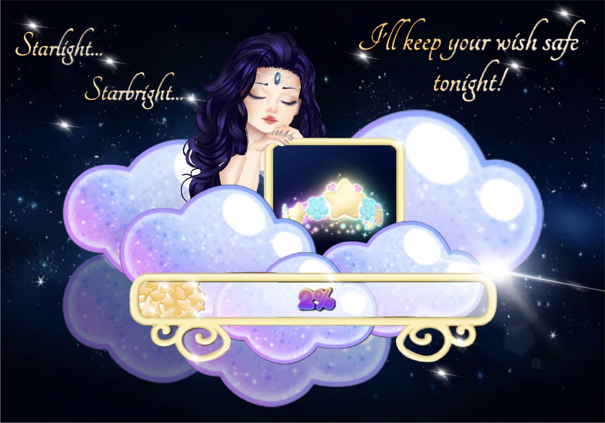 AMojiretsu's tweet image. HI!!! so this is a concept i made up on a way for people to earn halos / rare items in a new way! where you're literally WISHING ON STARS to get your dream item! 

Say hello to Starlight, a Dark fairy that keeps the night sky dark so your dream can SHINE!! 

How it works: 
The…
