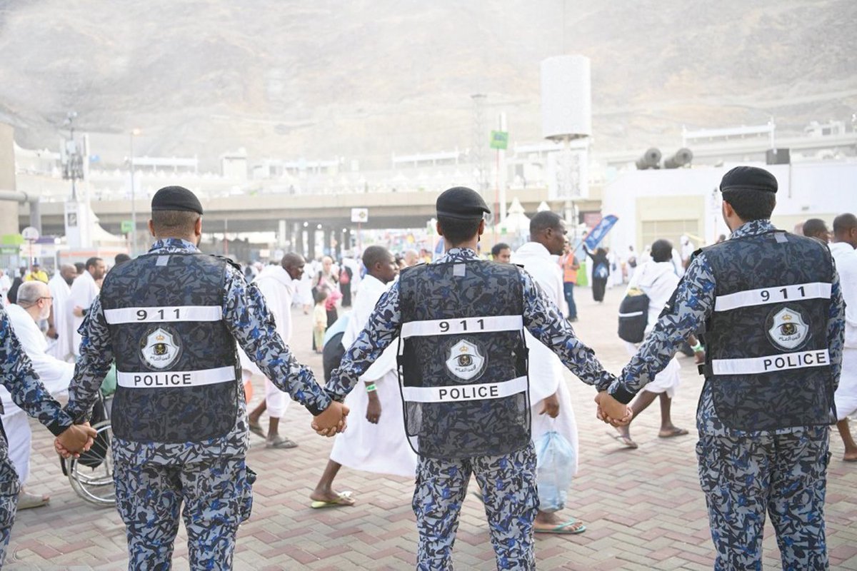 #الأمن_السعودي بمختلف قطاعاته الأول عالمياً في إدارة وتنظيم الحشود
بالأرقام 
والخبرة 
نسال الله أن يقويهم ويحفظهم وان يديم على بلدنا 🇸🇦 نعمة الأمن والإيمان