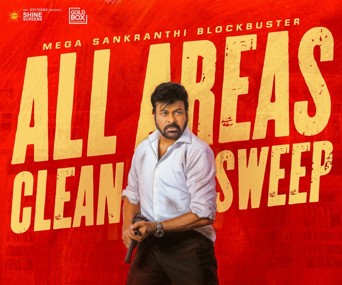 FilmyHubNews's tweet photo. #MSG: All Time Record on Day7 in telugu states with huge margin 👌💥💥💥

💥Day7: MSVPG EXCL GST 💥

Nizam-3.28Cr/32.50Cr
Ceeded-2.01Cr/18.10Cr
UA-1.71Cr/12.99Cr
East-1.21Cr/9.77Cr
West-0.65Cr/6.58Cr
Guntur -0.77Cr/8.014Cr
Krishna - 0.90cr/7.63Cr
Nellore -0.46Cr/4.43Cr

7th Day Total AP/TG collections excl GST:
💥💥💥10.99Cr💥💥💥
Including GST:12.5Cr++💥

Total 1st week AP/TG: EXCL GST:

💥💥99.80Cr 💥💥

ATR in Telugu States on back-to-back Days 5,6 & 7 … 
This is Pure Megastar Rampage 🧨🔥#ManaShankaraVaraPrasadGaru
