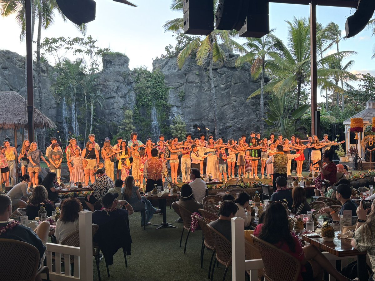 Day 4 at Polynesian Cultural Center!

Westlake HS Chaparral Band explored the 6 islands of Polynesia with interactive &amp; immersive experiences. Then, enjoyed an authentic luau dinner where students were invited on stage to learn hula before ending with a show - HA: Breath of Life.