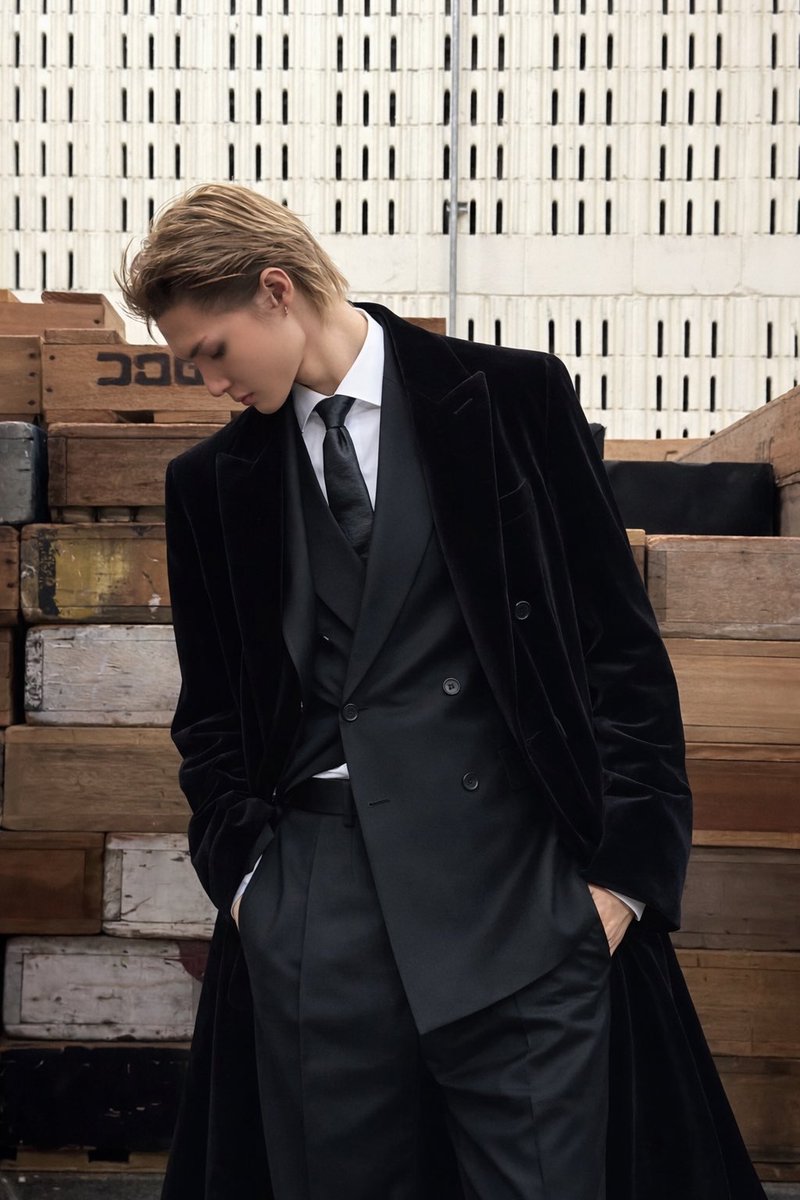 mytinfivebuck3's tweet image. 야 마틴 정장에 롱코트 이거 진짜같다…………