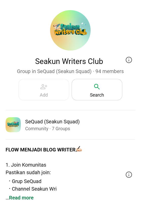 helloseakun's tweet photo. NDER jago nulis artikel enggak? di komunitas https://t.co/xUC2rz8yOh (SeQuad) btw lagi ada buka blog contributor nih namanya "Seakun Writers Club", kamu bisa sumbang artikel kamu disitu + dapet fee juga..  

publish-an https://t.co/2U3egX7nee beberapa ada yg dari member SeQuad loh!