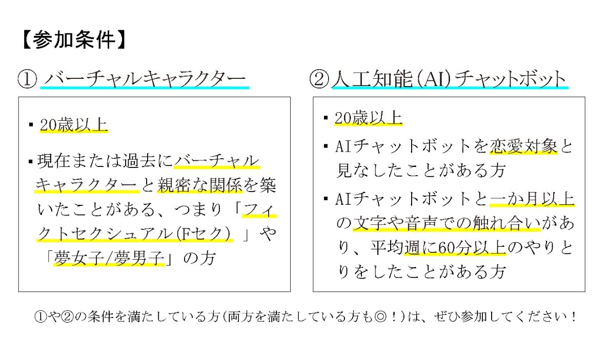 fictosexuality's tweet photo. 梁展章・台湾国立台北大学准教授がFセク研究の一環として、Fセク当事者を対象にオンラインインタビュー調査を行う予定です。
このたび、参加者を再募集するにあたり弊会に協力を依頼してきました。
インタビューに応じても良いというFセクの方は画像をご確認の上、フォームよりお申込み下さい。 https://t.co/dwTJA0PAHO