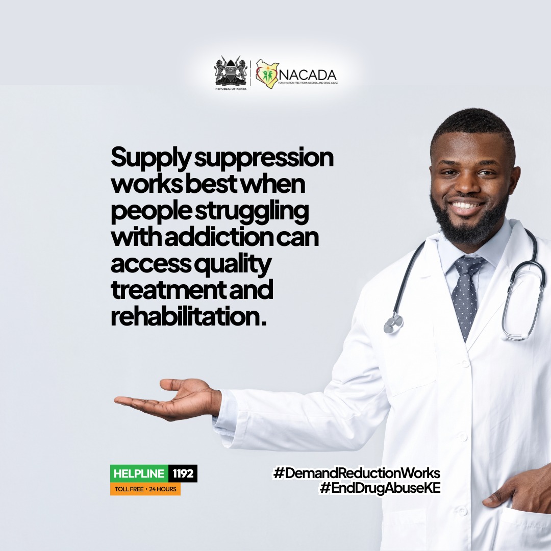 The renewed fight against drugs &amp; alcohol must be won on two fronts: cutting supply and reducing demand.

Supply suppression works best when paired with accessible, quality treatment for those struggling. One strategy cannot win alone.