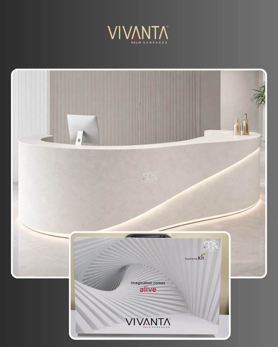 srasolidsurface's tweet photo. Where seamless design meets timeless durability ✨
 Vivanta Solid Surface by SRA — premium finishes for modern interiors.
📞 +91 9953700622 | +91 9560748602
🌐 https://t.co/wXmosQwj1w

#VivantaSolidSurface #SRASolidSurface #ModernInteriors #SolidSurface #InteriorDesign https://t.co/4sBqzzuokj