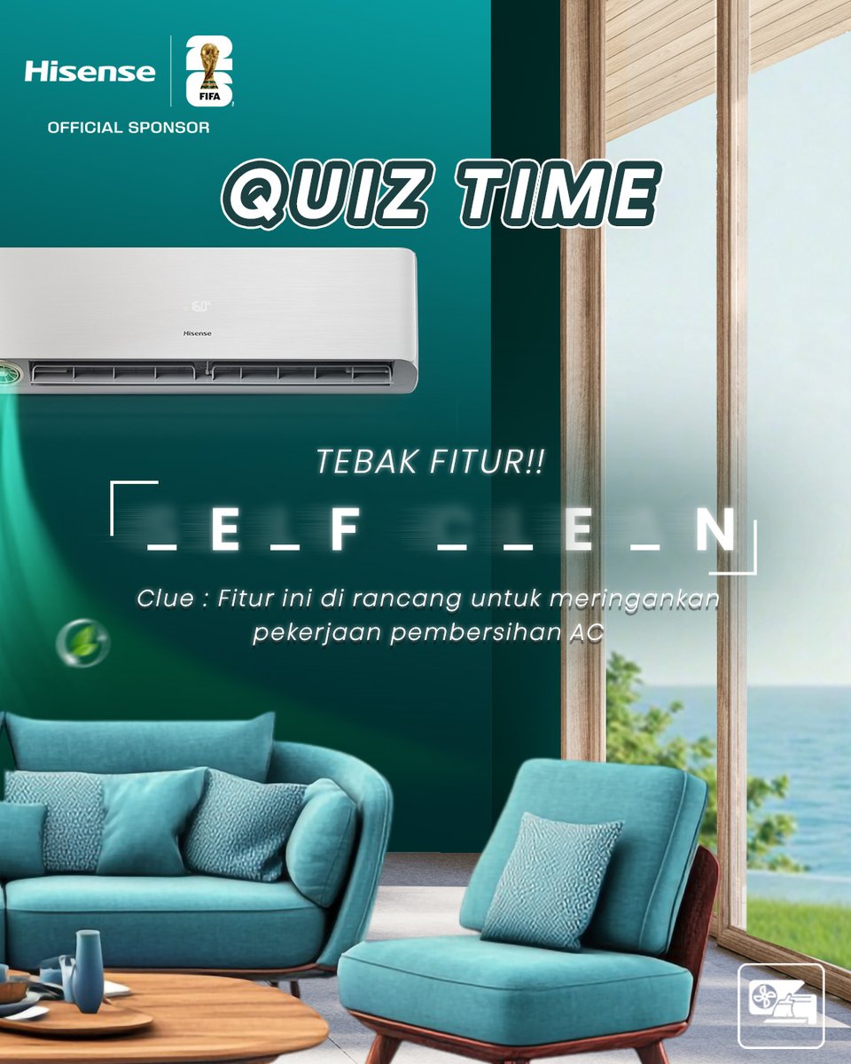 🚨‼QUIZ TIME‼ 🚨

Tebak Fitur berikut ini ! 👀
Cluenya: fitur ini dirancang untuk meringankan pekerjaan pembersihan AC.

Yang tahu jawabannya, siap-siap menang!