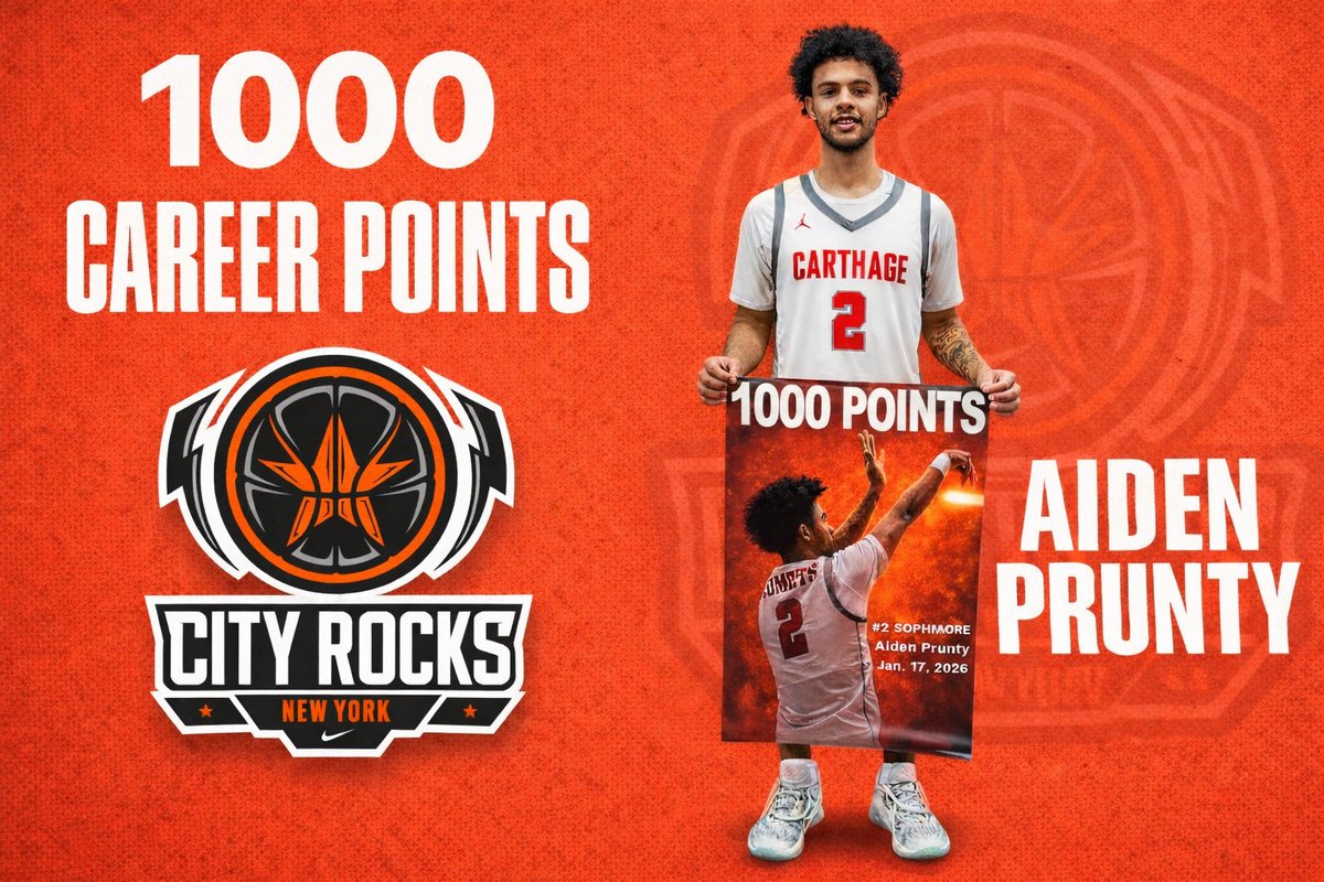 AidenPrunty's tweet photo. 1,000 career points as a sophomore.  Every step has been about growth, discipline, and belief. Thankful for the support system behind me, staying locked in and focused on the next level. https://t.co/R5K3eTvmx0