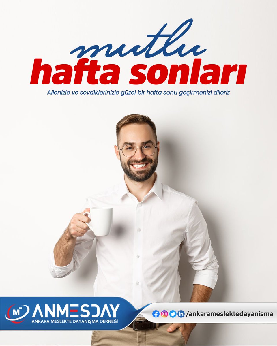Mutlu hafta sonları 🌸
☀️ Dinlenme ve yenilenme
🌿 Huzur dolu anlar
❤️ Sevdiklerinizle güzel vakit
☕ Keyifli molalar
✨ Bol gülümseme, pozitif enerji

#mutluhaftasonları #iyihaftasonları #huzur #sağlık #mutluluk