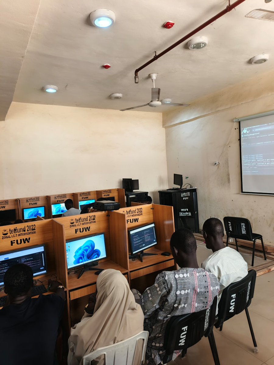 sandlip_oasis's tweet photo. It's been one whole week of learning and building smart contracts on Stacks. 

Thank you Federal University Wukari for giving us the opportunity to make impact.

#SandlipOasis
#BuildOnBitcoin
#Stacks
#BlockchainBootcamp
#Web3Taraba
#FederalUniversityWukari https://t.co/cobwEgtLJc