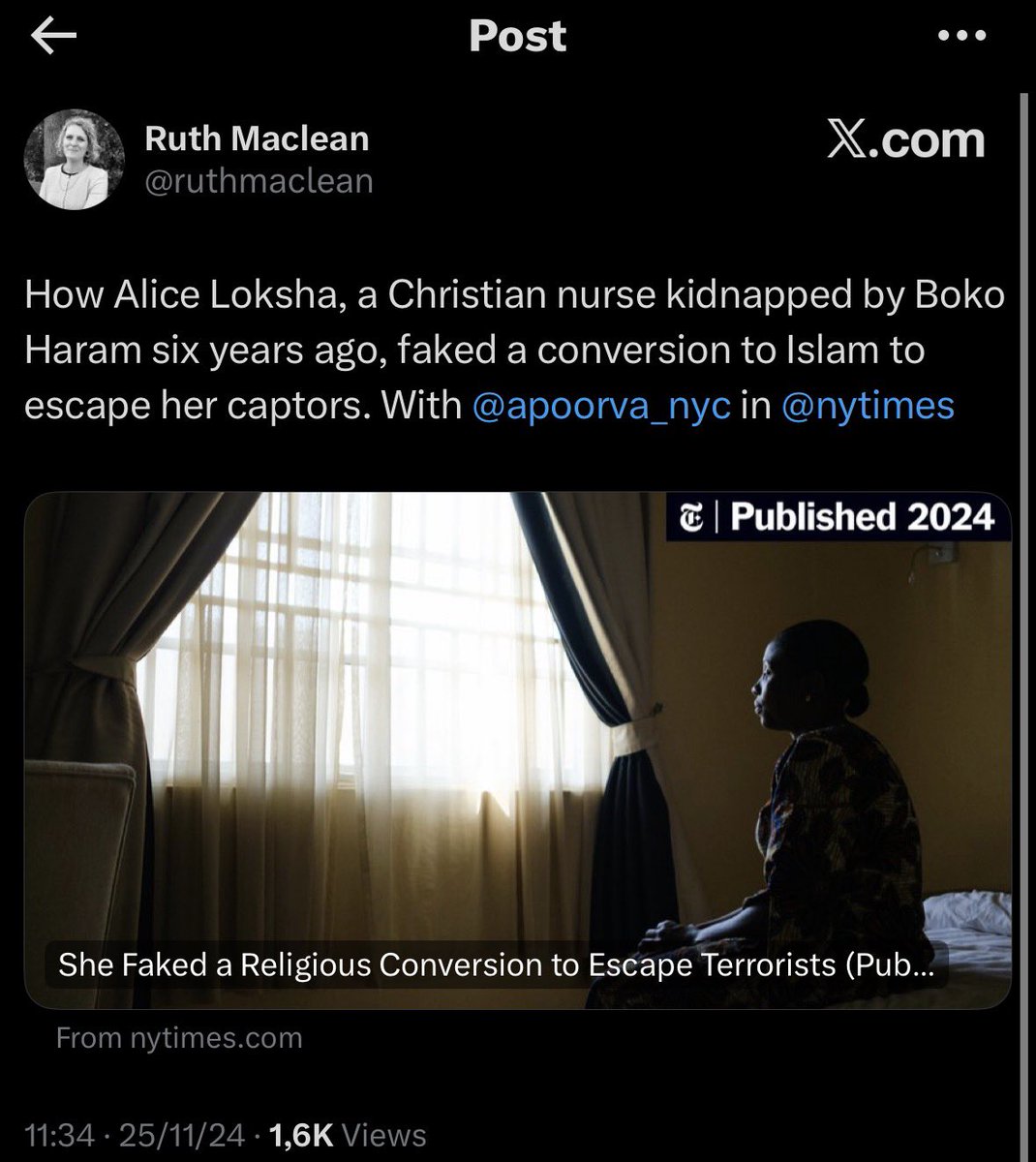 Now working with the Nigerian APC government led by Tinubu, <a href="/ruthmaclean/">Ruth Maclean</a> denies that anything out of the ordinary is happening to Christians in Nigeria