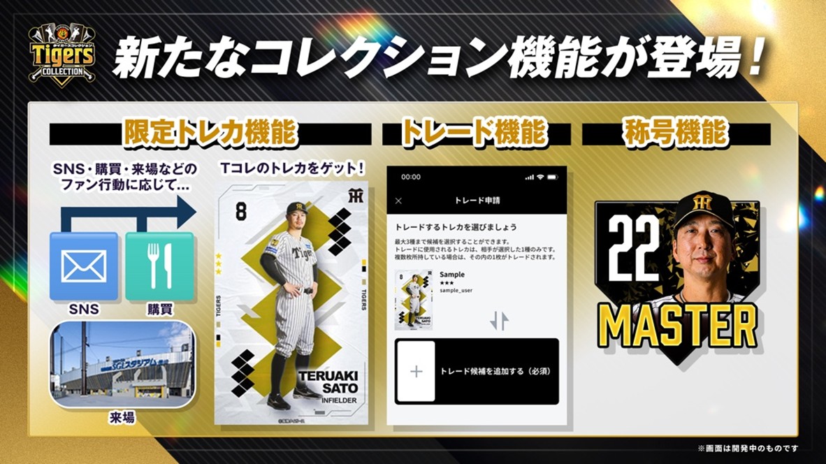 3/6(金)より新たな公式電子トレカサービス「タイガースコレクション