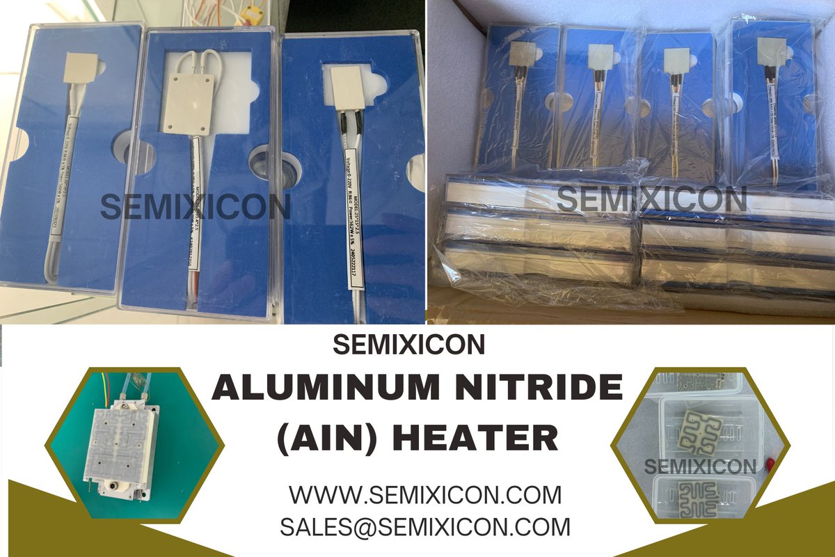 DiamondSemi's tweet photo. SEMIXICON:Advanced Engineered Aluminum Nitride (AlN)Ceramic Heaters-Precision Thermal Control https://t.co/5PQIMoATMM #AluminumNitrideceramicheater #AlNheater #highthermalconductivityheater #precisionthermalcontrol #semiconductorheatingelement #AlNheating #hightemperatureheater https://t.co/khaf07VcFX