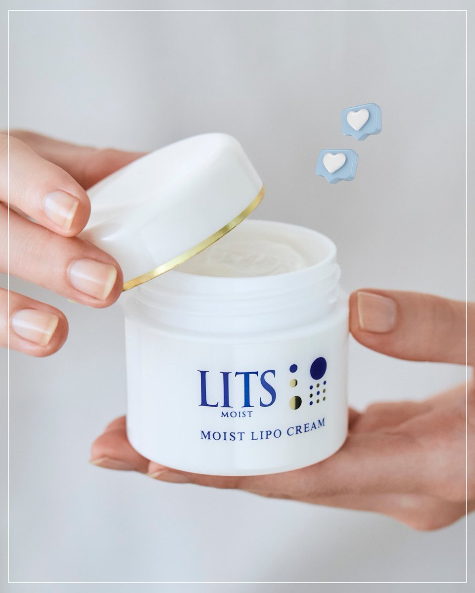 忙しい日も、スキンケアの最後は
肌を“うるおいで包む”時間に🌙

LITS モイスト リポクリームは、
保湿成分を角質層まで届けて
ピタッとうるおいを密封。

しっとりなのにベタつかず、
なめらかなツヤ肌をキープします✨

◼︎LITS モイスト リポ クリーム
🔗x.gd/WoA5h